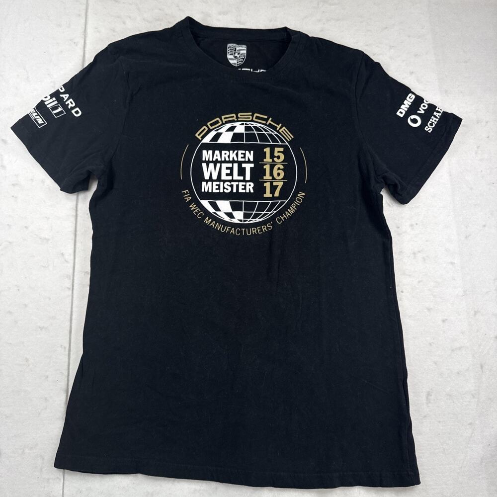 Porsche Driver's Selection Mens T Shirt 919 Triple Marken Weltmeister US Small